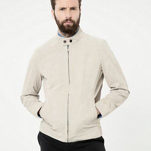 Le Chateau real suede Moto biker jacket